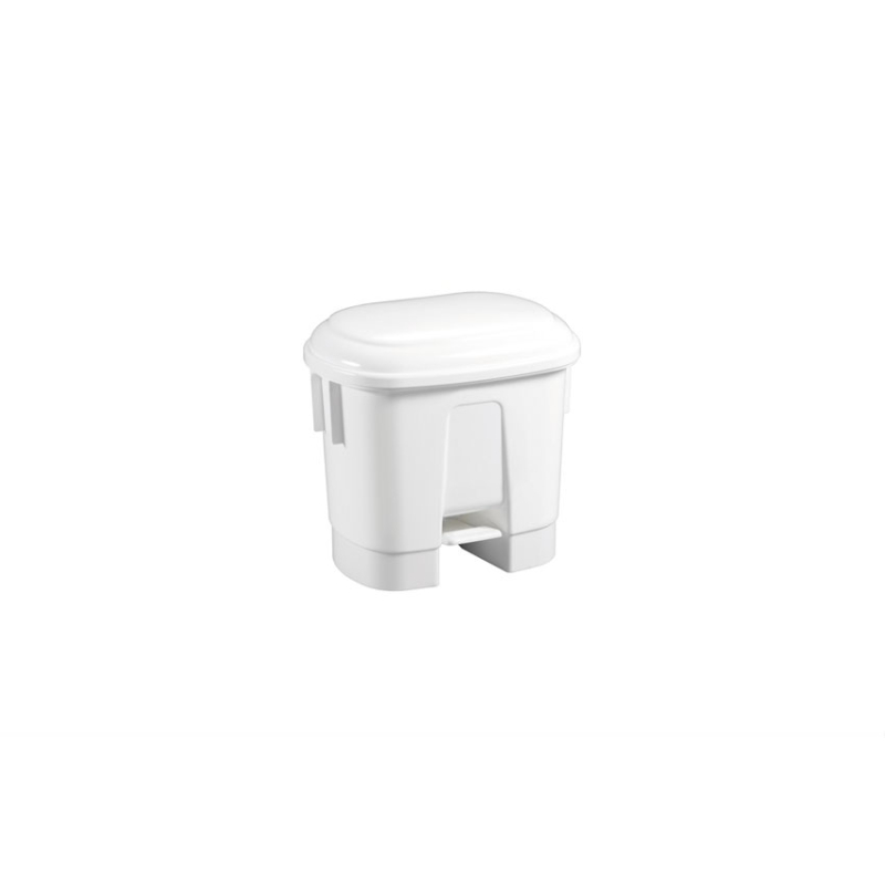 Poubelle &agrave; P&eacute;dale et Couvercle Color&eacute; Ergonomique - WPP-0030-010 - Linum