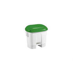 Poubelle &agrave; P&eacute;dale et Couvercle Color&eacute; Ergonomique - WPP-0030-040 - Linum