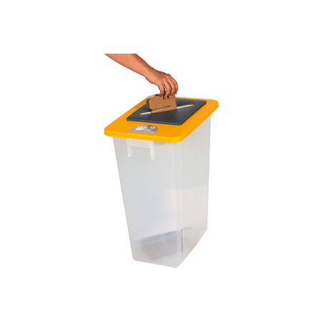 Collecteur de D&eacute;chets Rectangulaire 60L - WSB-0060-991 - Linum