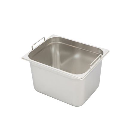 Bac Gastro Inox 1/2 - 200mm avec Poign&eacute;e - GNA-1220-000 - Linum