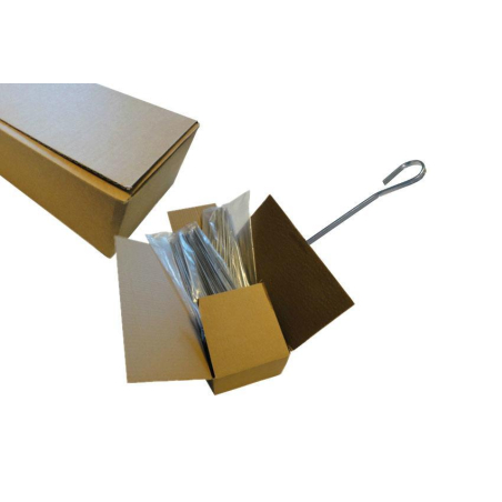 Brochettes Inox Plates 3x1.5 - L 180mm - Linum