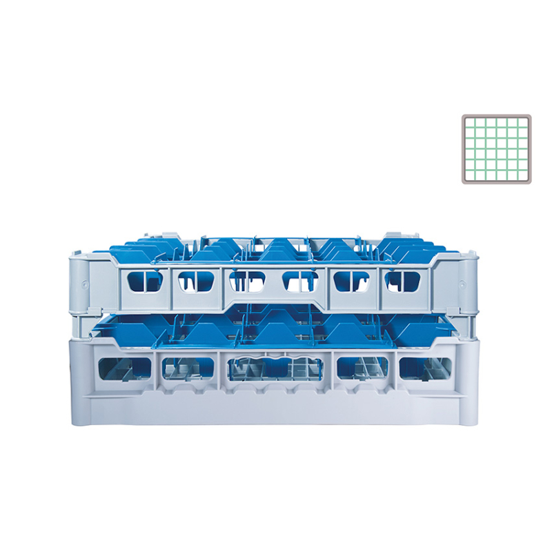 Casier &agrave; verres 36 compartiments pour verres jusqu'&agrave; H:170mm &Oslash;74mm - DWF-5170-041 - Linum