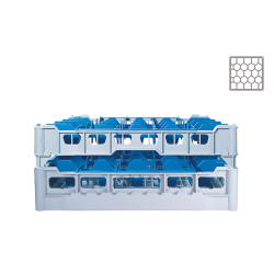 Casier &agrave; Verres 20 Compartiments pour Verres Hauteur max. 170mm - DWF-5170-050 - Linum