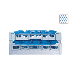 Casier &agrave; Verres 44 Compartiments pour Verres H:170mm &Oslash;67mm - DWF-5170-061 - Linum