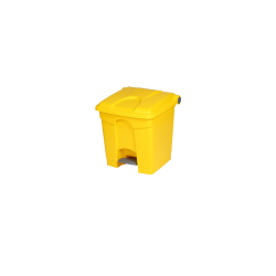 Poubelle &agrave; p&eacute;dale rectangulaire 30L anti-odeur - WPB-0030-080 - Linum