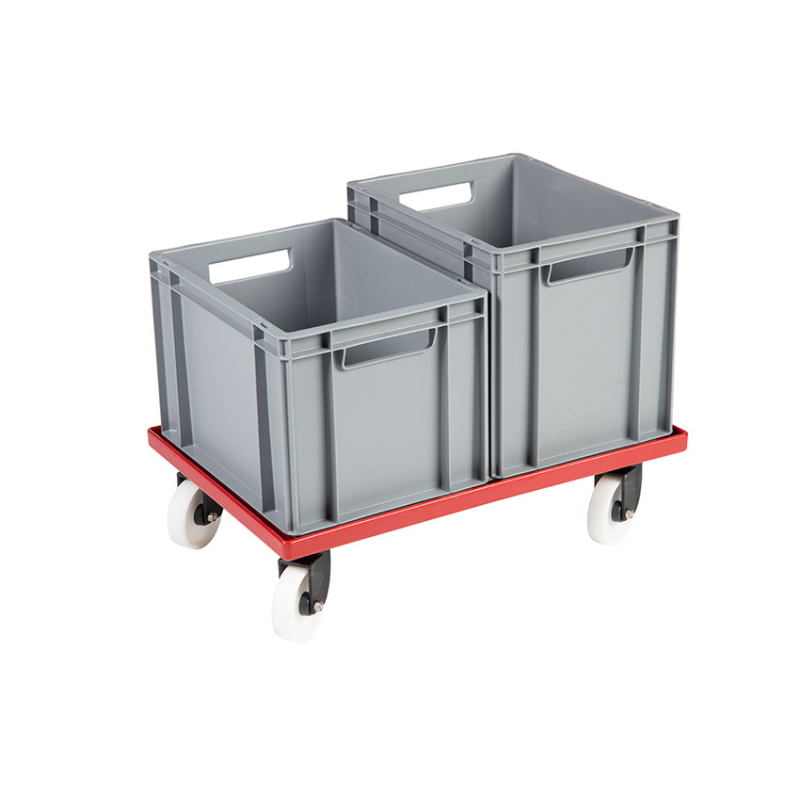 Chariot de Transport Qualit&eacute; Alimentaire avec 4 Roues Pivotantes - DOF-1000-070 - Linum