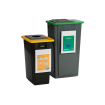 Collecteur de D&eacute;chets Rectangulaire 80L - WSB-0090-020 - Linum