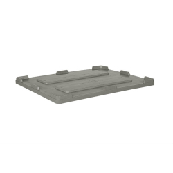 Couvercle pour Caisses-Palettes Ferm&eacute;es Gris - BPL-1000-050 - Linum