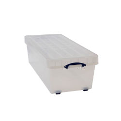 Bo&icirc;te Transparente Haute Capacit&eacute; 134L avec Couvercle - RQN-1340-990 - Linum