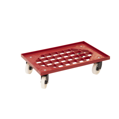 Chariot de Transport avec Grille et 4 Roues Pivotantes - DOF-2000-070 - Linum