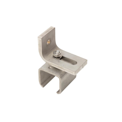 Syst. coulissant pour constructions inox Support de rail mural r&eacute;glable - SRP-9016-000 - Linum