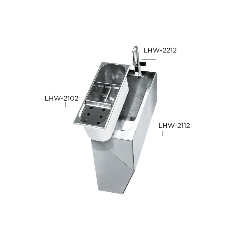 Rince-doseur inox pour VPCARENATO - LHW-2102-000 - Linum
