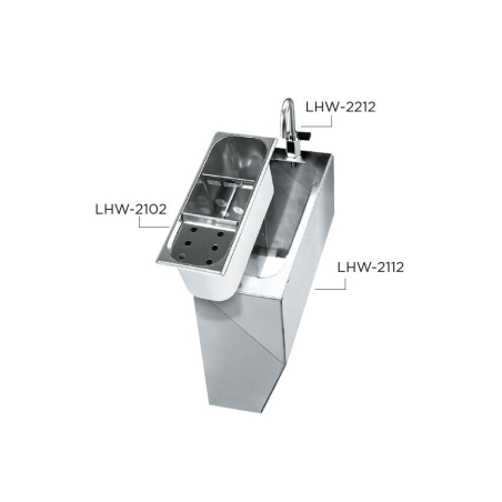 Rince-doseur inox pour VPCARENATO - LHW-2102-000 - Linum