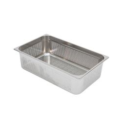 Bacs gastronormes en inox Perfor&eacute; 150 mm - GNF-1115-000 - Linum