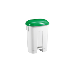 Poubelle Ergonomique &agrave; P&eacute;dale et Couvercle Color&eacute; - WPP-0060-040 - Linum