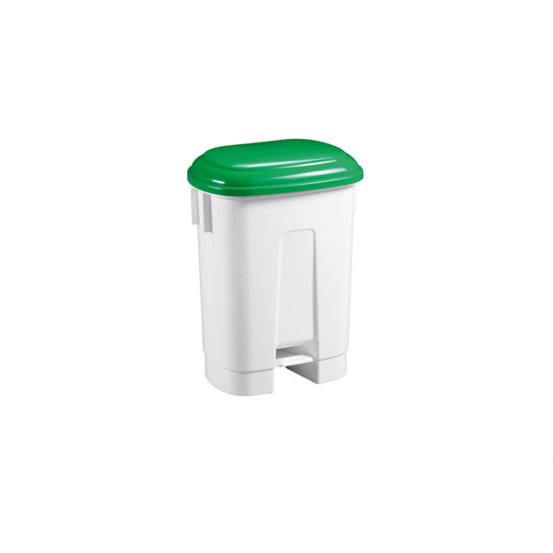 Poubelle Ergonomique &agrave; P&eacute;dale et Couvercle Color&eacute; - WPP-0060-040 - Linum