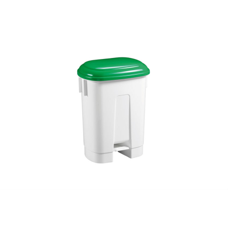 Poubelle Ergonomique &agrave; P&eacute;dale et Couvercle Color&eacute; - WPP-0060-040 - Linum