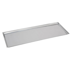 Plat de pr&eacute;sentation rectangulaire inox brillant - LIP-8030-841 - Linum