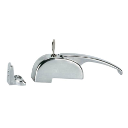 Serrure en applique chrom&eacute;e avec g&acirc;che r&eacute;glable - RLB-0011-845 - Linum