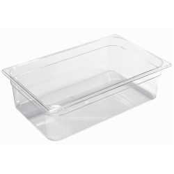 Bacs gastronormes en plastique Transparent Tritan GN2/1 - 200MM - Linum