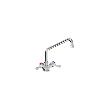 Robinet M&eacute;langeur Monotrou Quart de Tour sur Table 300mm - LKF-1414-000 - Linum