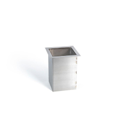 Vide-ordures Inox Carr&eacute; Petit Mod&egrave;le - SWK-1050-000 - Linum