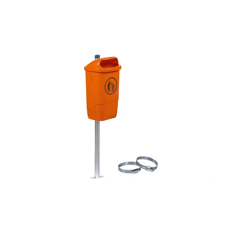 Poteau de Soutien pour Corbeille &agrave; D&eacute;chets - PCO-5900-000 - Linum
