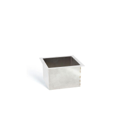 Vide-ordures carr&eacute;s en inox Caract&eacute;ristique principale acier inox AISI 304 - SWK-1060-000 - Linum