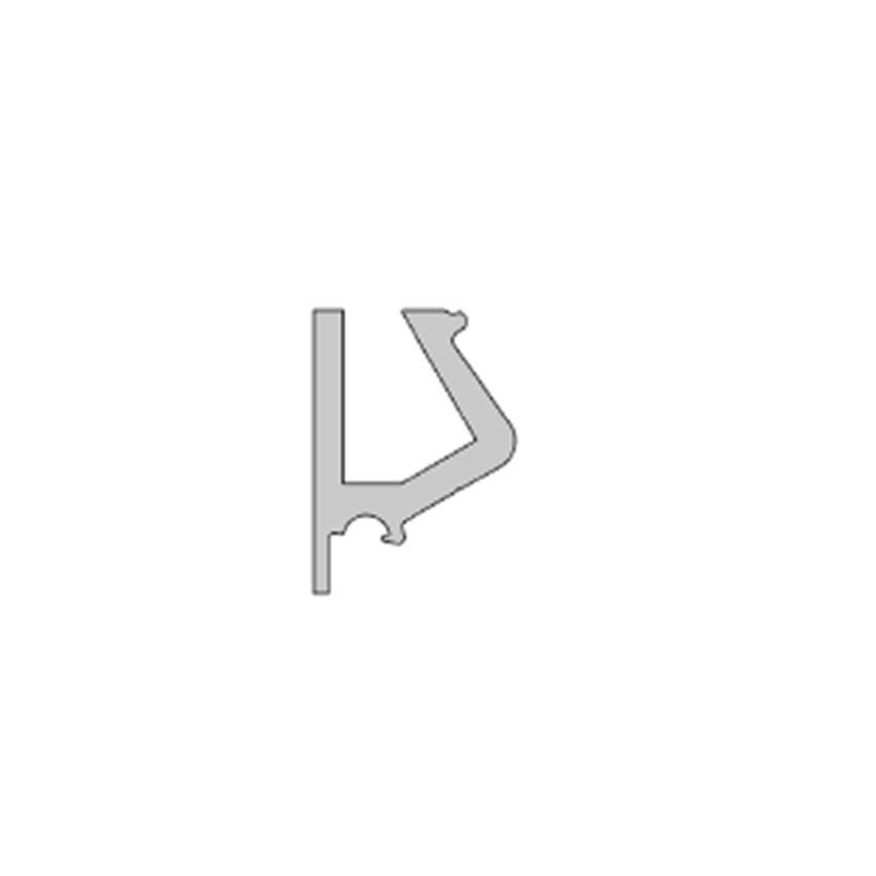 Profil Support de Verre Perc&eacute; - 12223.40 - Linum