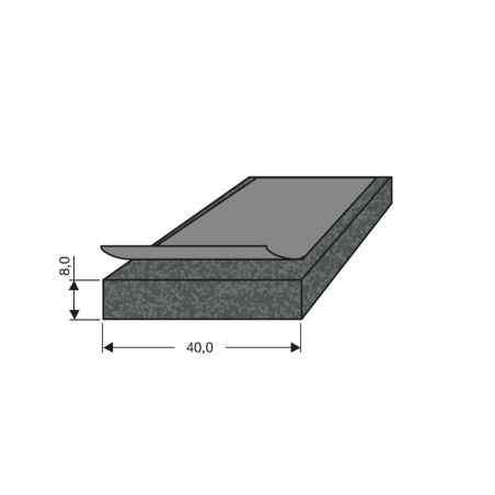 Joint de porte pour chambre froide Caoutchouc cellulaire autocollant - JMG-0140-020 - Linum