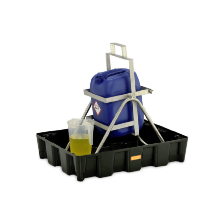 Bac de r&eacute;tention HD Bas 35L sans caillebotis - REC-0002-020 - Linum