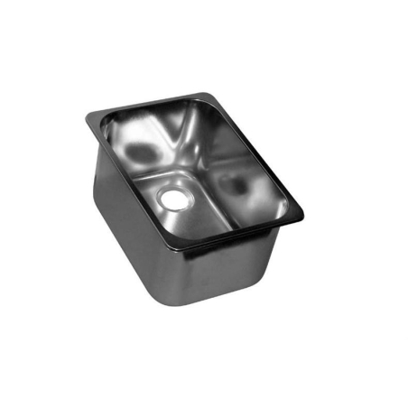 Cuve en Inox Rectangulaire &agrave; Encastrer Sans Trop-Plein - RTL-5001-000 - Linum