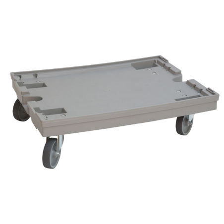 Chariot de Transport Polypropyl&egrave;ne Gris avec Rebord - DOI-4001-050 - Linum