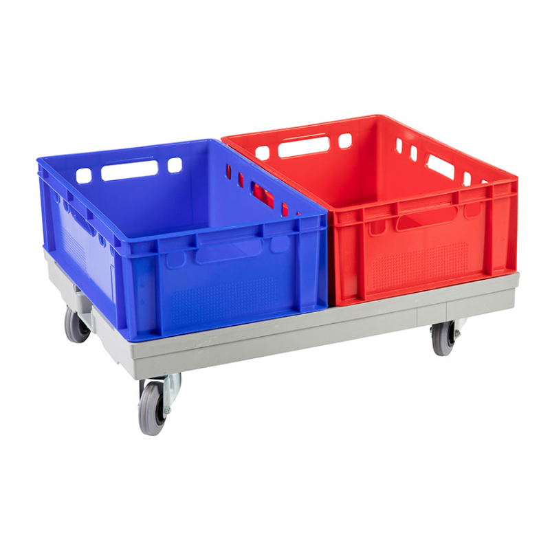 Chariot de Transport Polypropyl&egrave;ne Gris avec Rebord - DOI-4001-050 - Linum