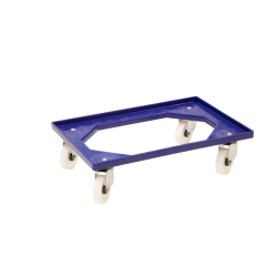 Chariot de Transport 4 Roues Pivotantes et Fourches Inox - DOF-1010-060 - Linum