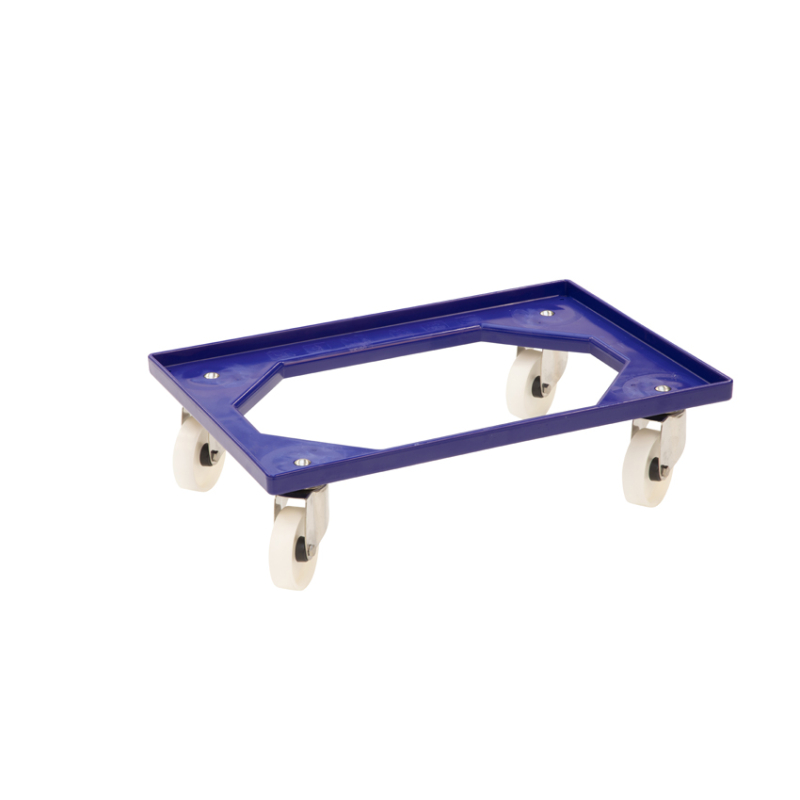 Chariot de Transport 4 Roues Pivotantes et Fourches Inox - DOF-1010-060 - Linum