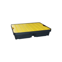 Bac de R&eacute;tention &Eacute;cologique 40L avec Caillebotis Jaune - REJ-0012-080 - Linum