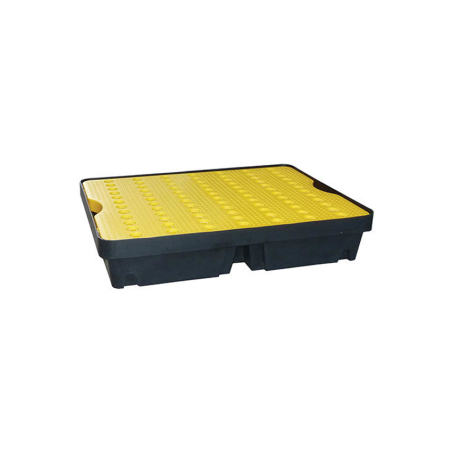 Bac de R&eacute;tention &Eacute;cologique 40L avec Caillebotis Jaune - REJ-0012-080 - Linum