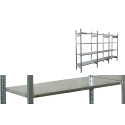 Niveau plein Acier zingu&eacute; Bord pli&eacute; 25mm - LCG-2620-000 - Linum