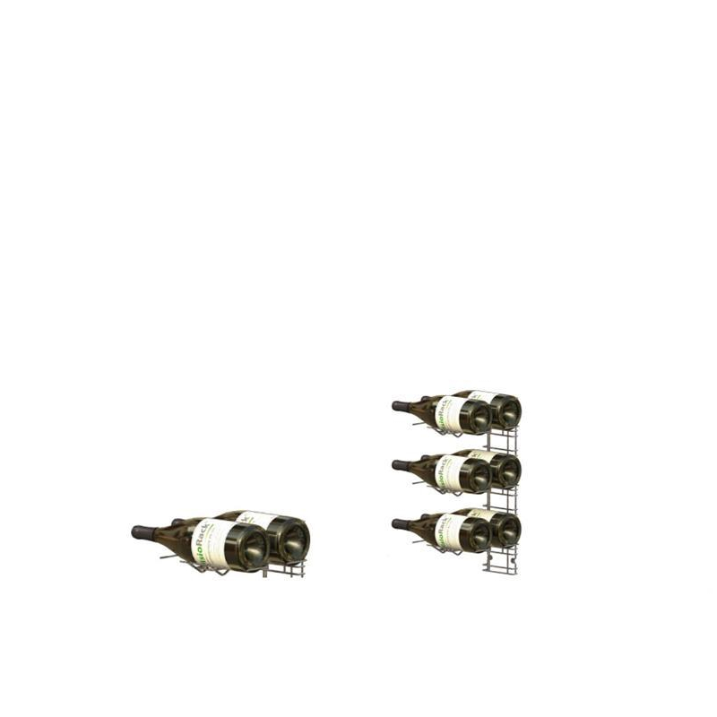 Casier &agrave; Vin VisioPlan 3 Niveaux - 6 Magnums - VSR-1140-845 - Linum