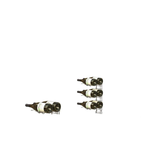 Casier &agrave; Vin VisioPlan 3 Niveaux - 6 Magnums - VSR-1140-845 - Linum