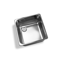 Cuve en inox carr&eacute;e &agrave; encastrer avec trop-plein - RTL-3410-000 - Linum