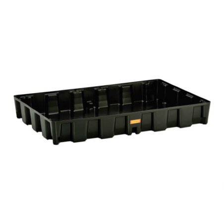 Bac de r&eacute;tention HD bas 120L sans caillebotis - REC-0004-020 - Linum
