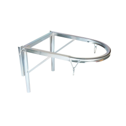Support M&eacute;tallique pour Goulotte avec Orifice Lat&eacute;ral de Vidage - DBT-2002-000 - Linum