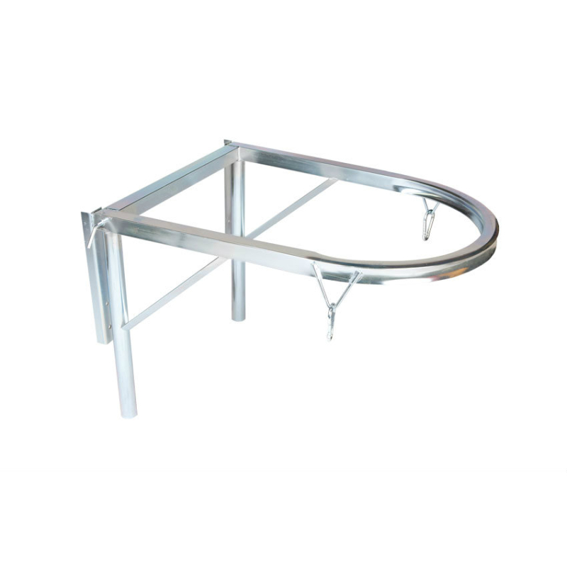 Support M&eacute;tallique pour Goulotte avec Orifice Lat&eacute;ral de Vidage - DBT-2002-000 - Linum