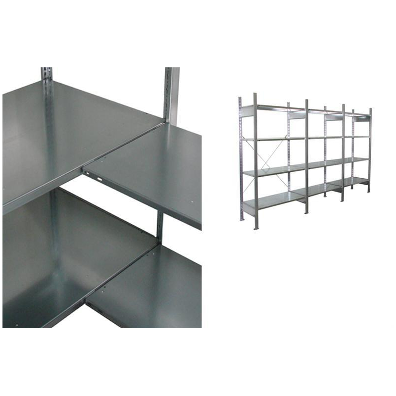 Jeu de 2 longerons zingu&eacute;s et 2 raccords d'angle - 1300mm - LCG-5020-000 - Linum