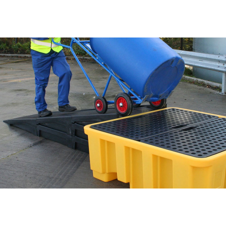Rampe Modulaire Noire pour Palettes de R&eacute;tention - REJ-7000-020 - Linum