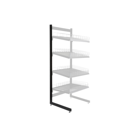 Rayonnage FIFO Portes Vitr&eacute;es 2100mm avec Pieds - FIF-2001-020 - Linum