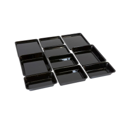 Kit GN - Plateaux Rectangulaires pour Comptoir 800x800 mm - LPK-8080-020 - Linum