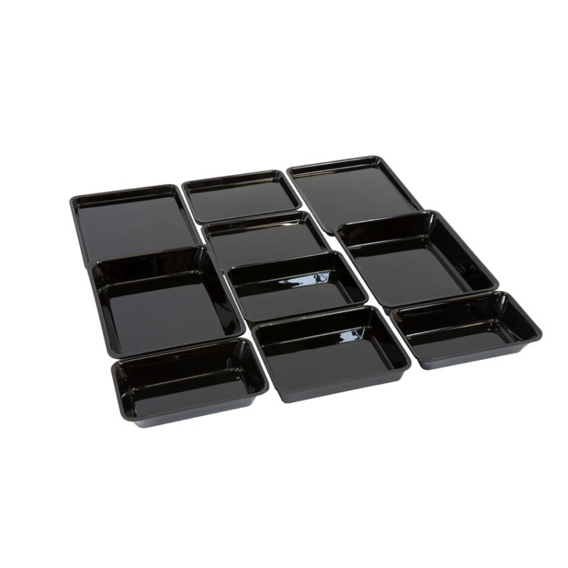 Kit GN - Plateaux Rectangulaires pour Comptoir 800x800 mm - LPK-8080-020 - Linum